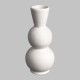 Stoneware Curvy Vase 
